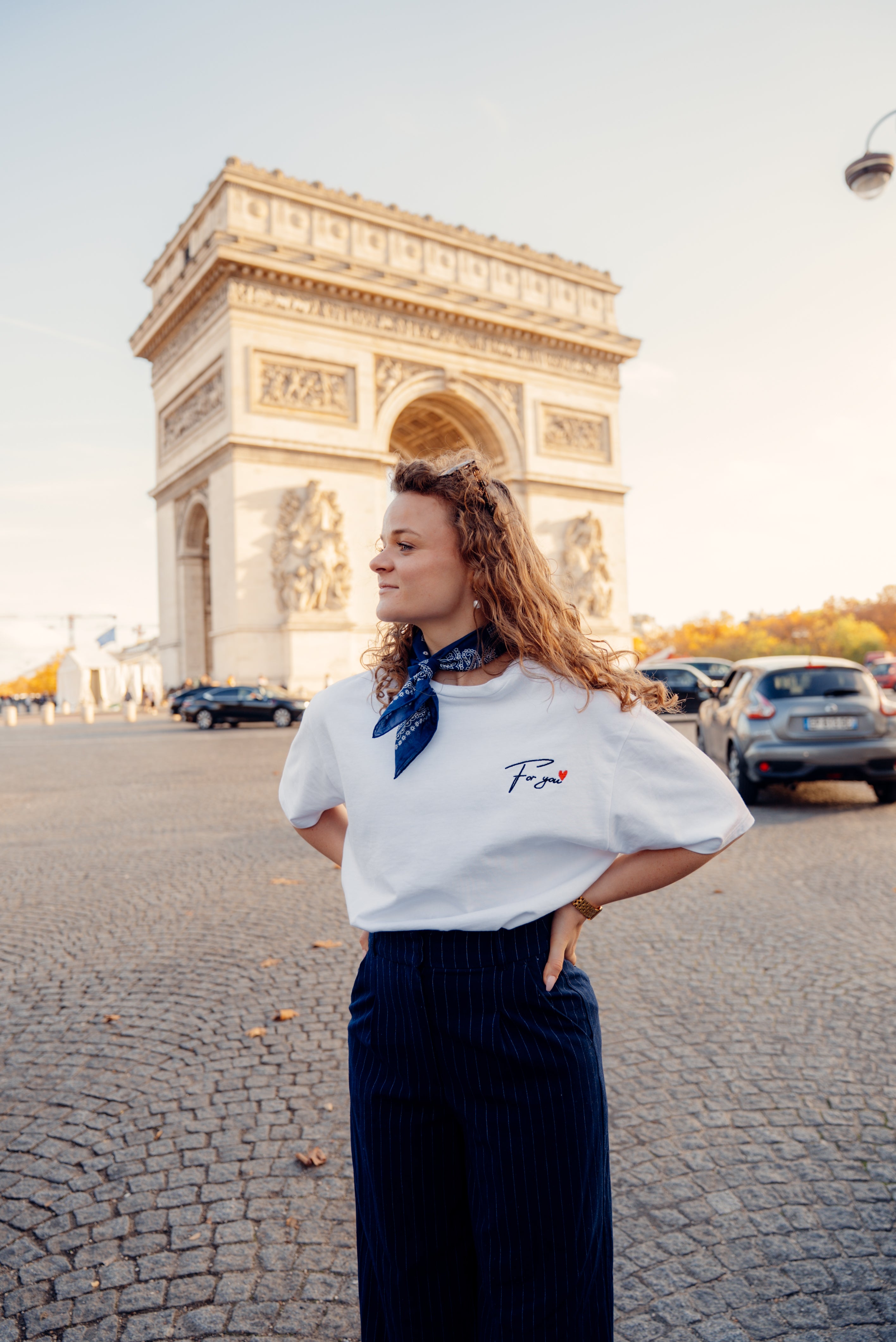 Slightly Oversized White T-shirt