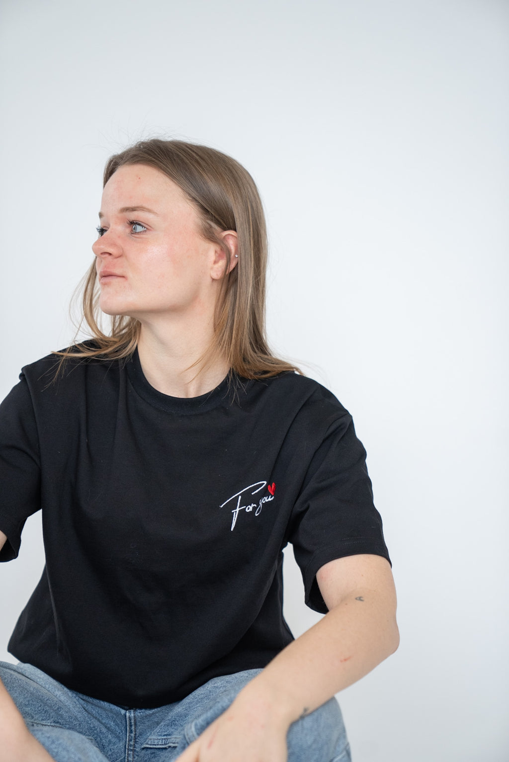 Slightly Oversized Black T-shirt