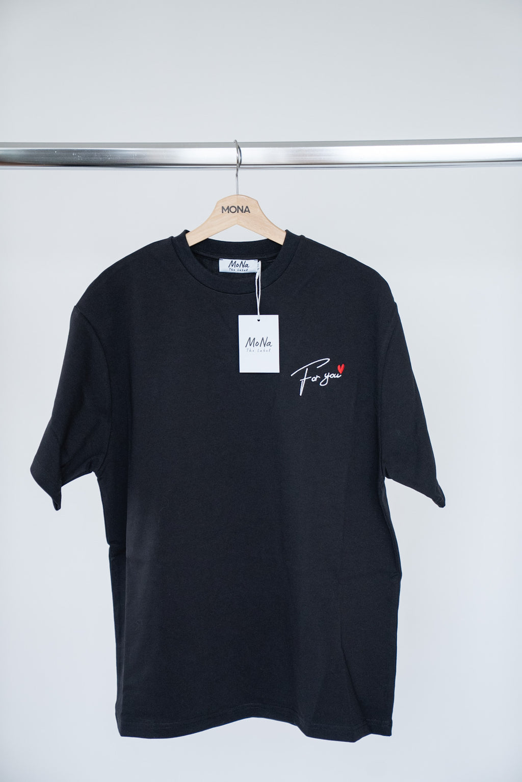 Slightly Oversized Black T-shirt