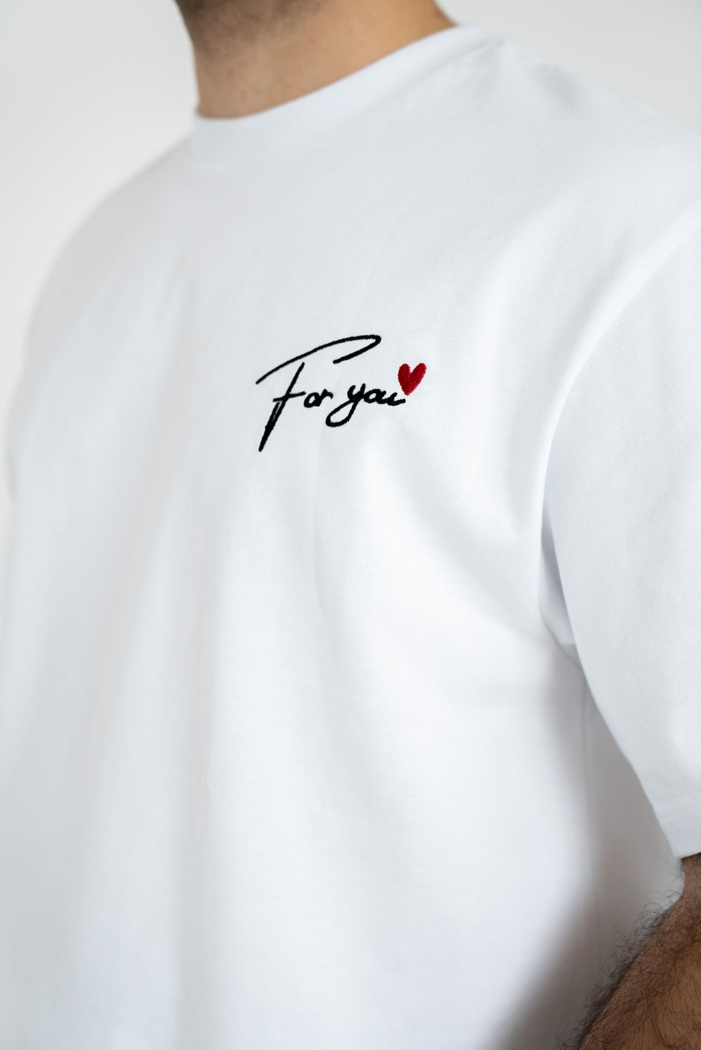 Slightly Oversized White T-shirt