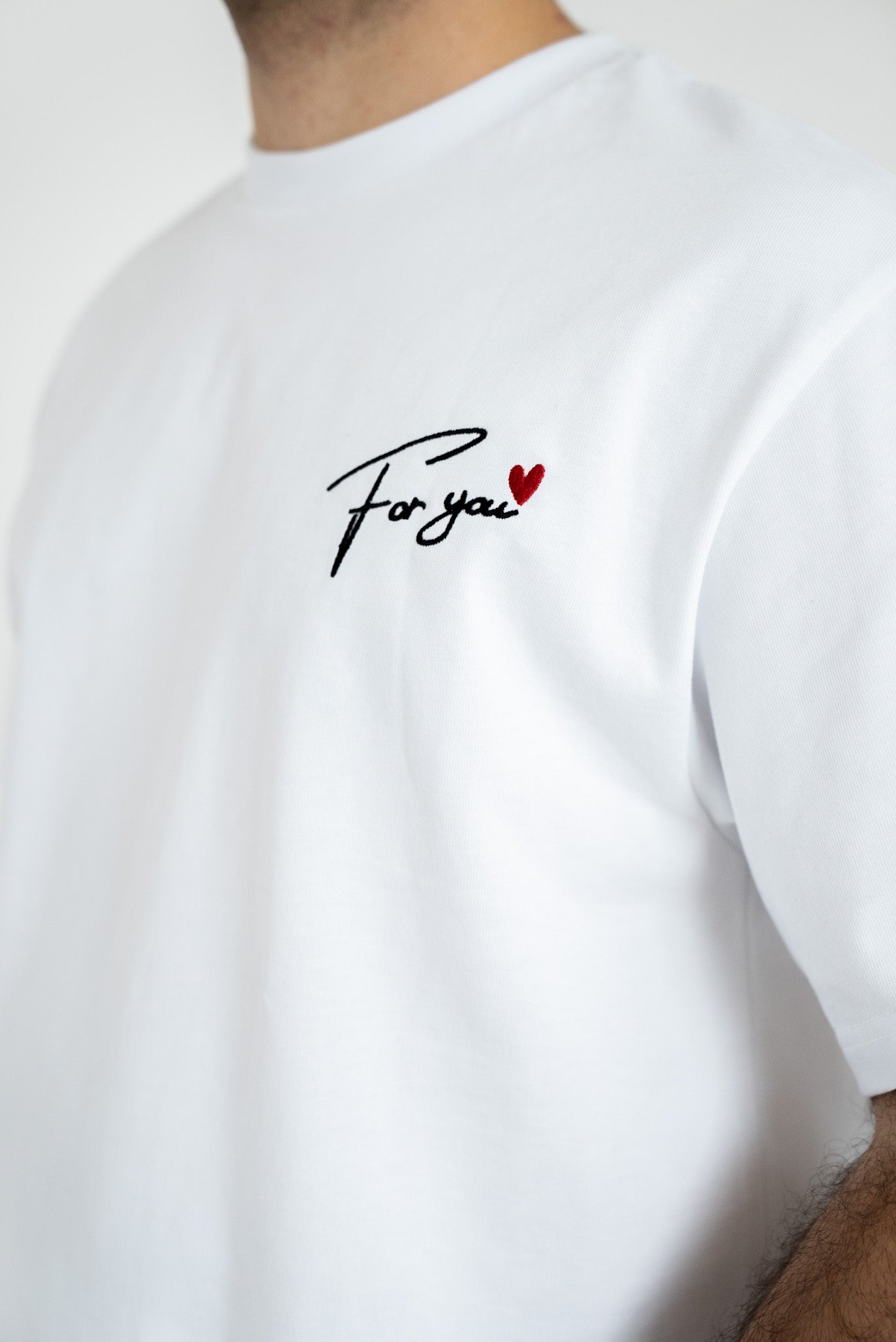 Slightly Oversized White T-shirt