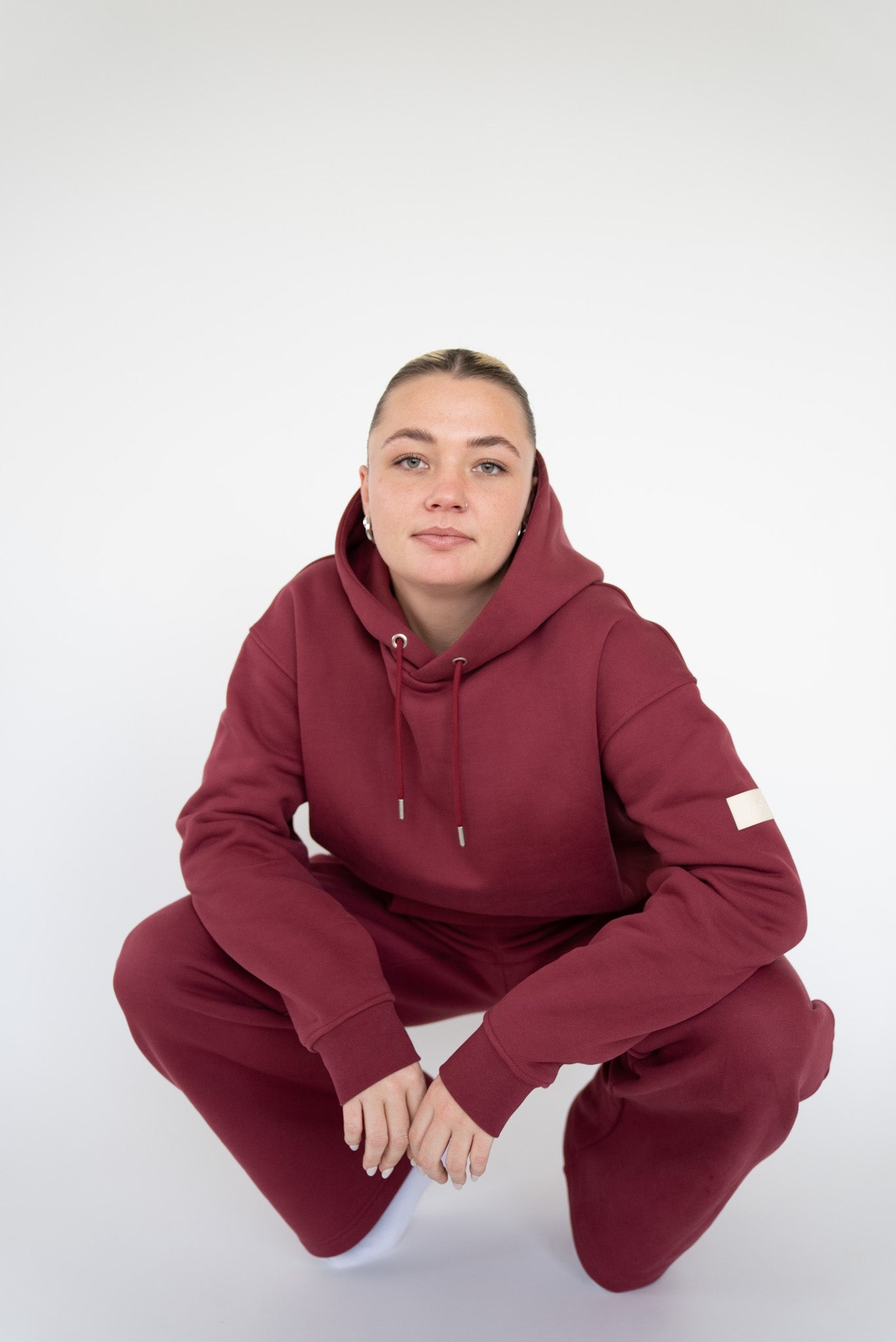 Oversized Heavy Premium Burgundy Pants