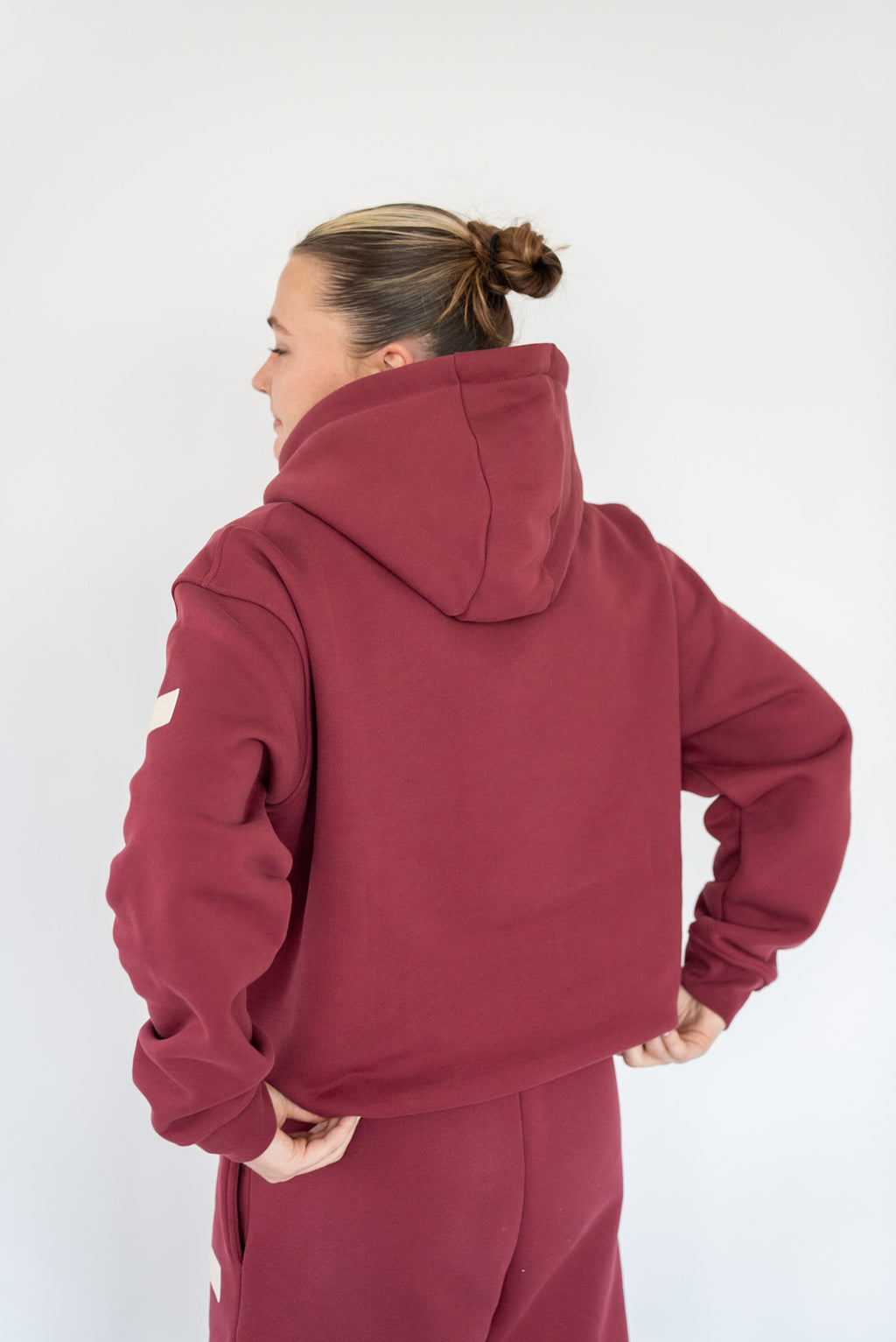 Oversized Heavy Premium Burgundy Hoodie