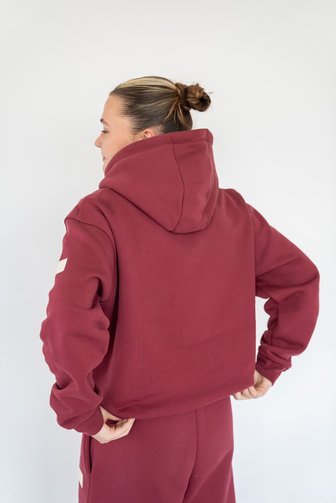 Oversized Heavy Premium Burgundy Hoodie