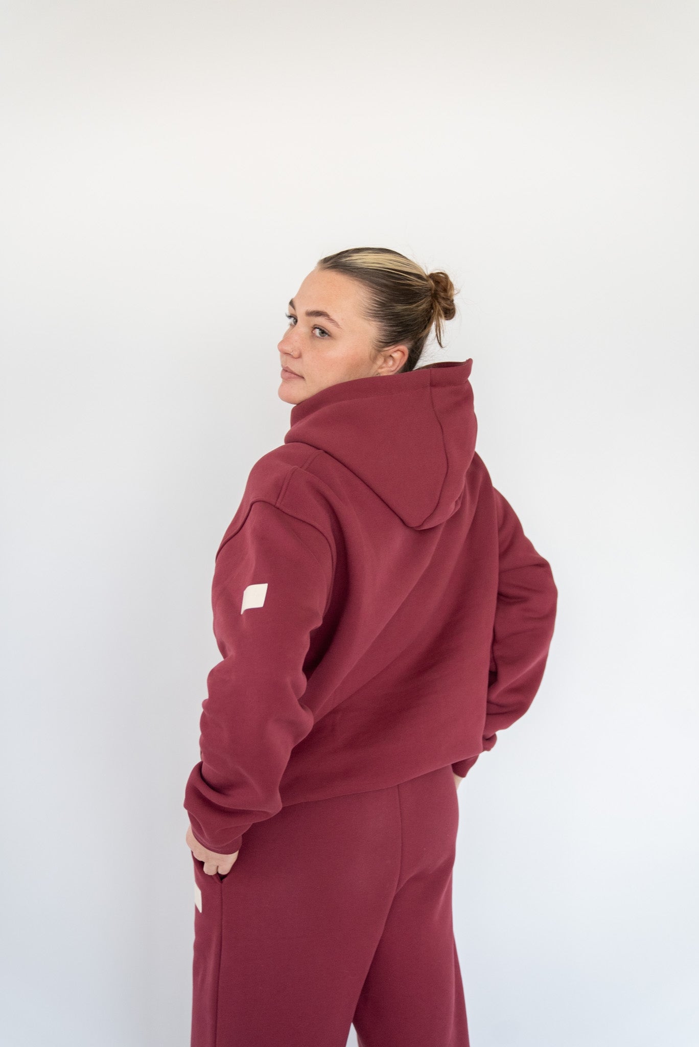 Oversized Heavy Premium Burgundy Hoodie