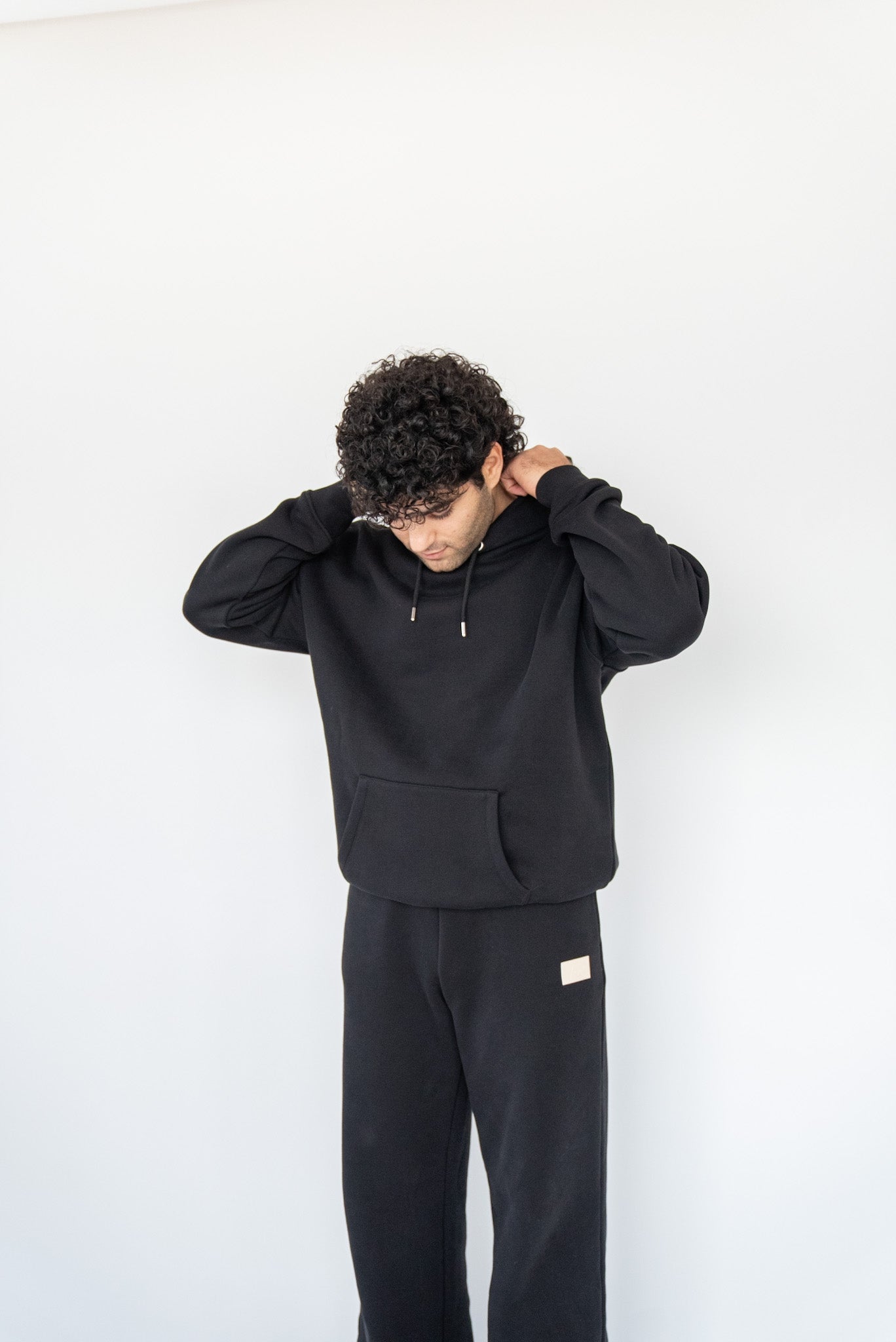 Oversized Heavy Premium Black Hoodie