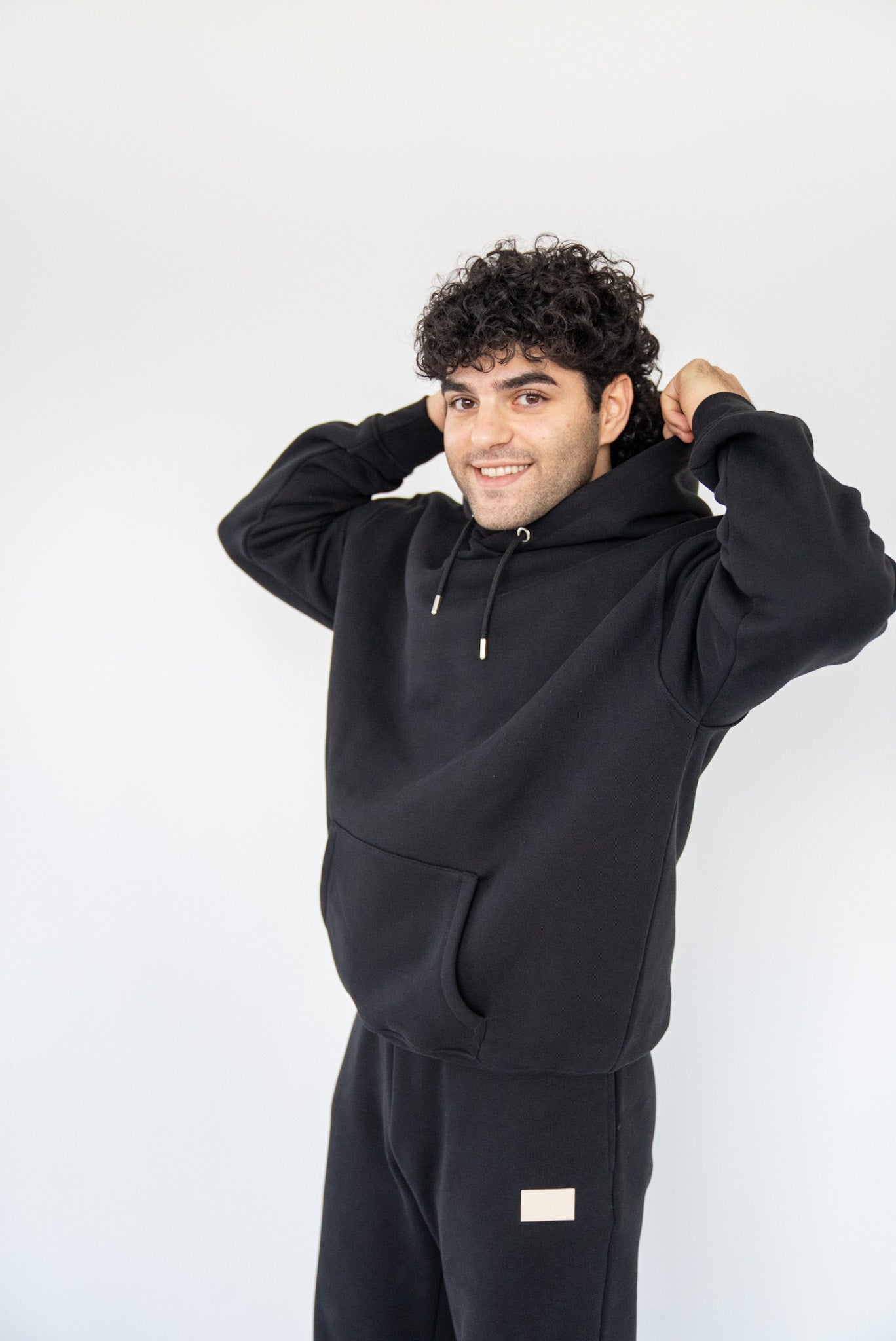 Oversized Heavy Premium Black Hoodie