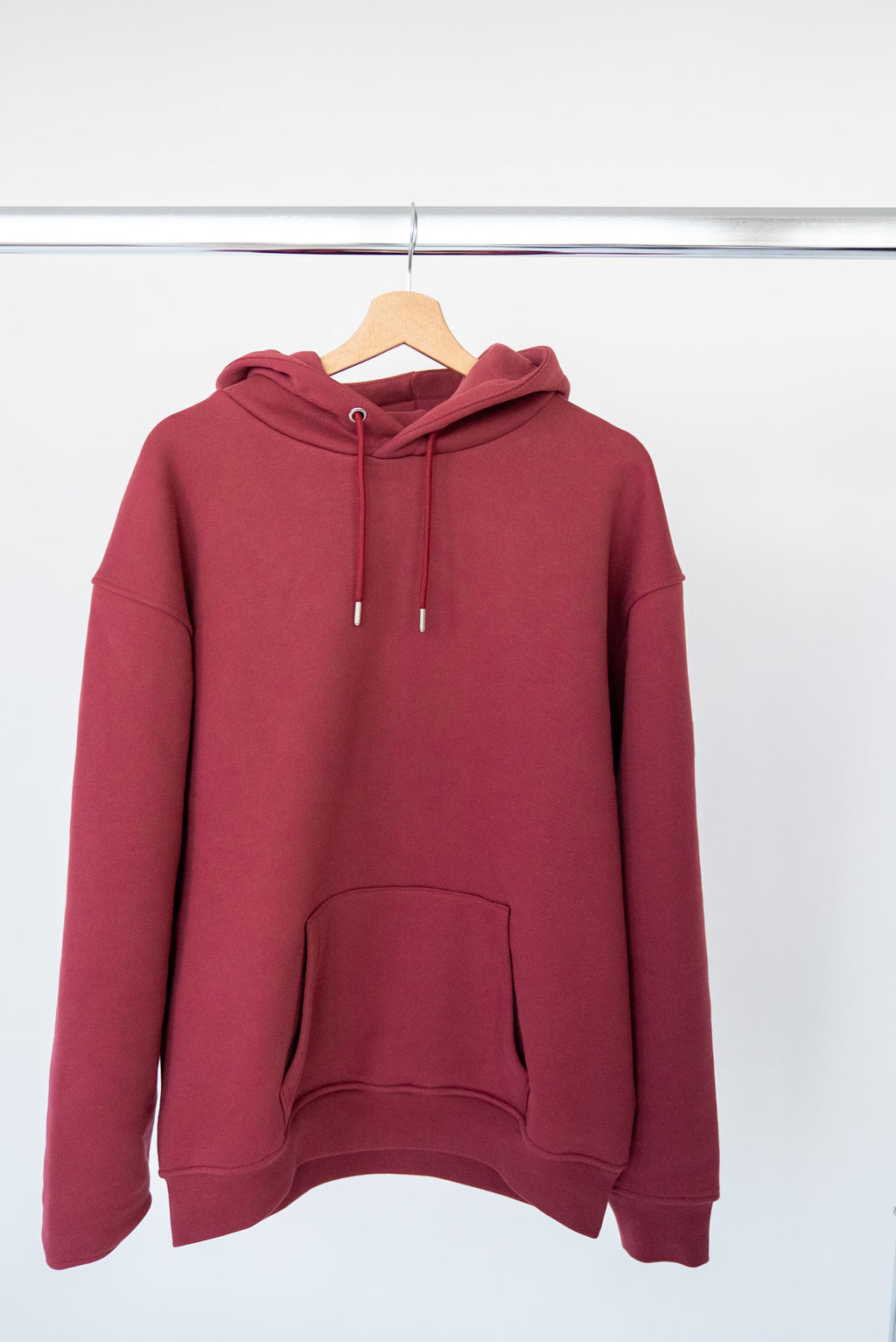 Oversized Heavy Premium Burgundy Hoodie