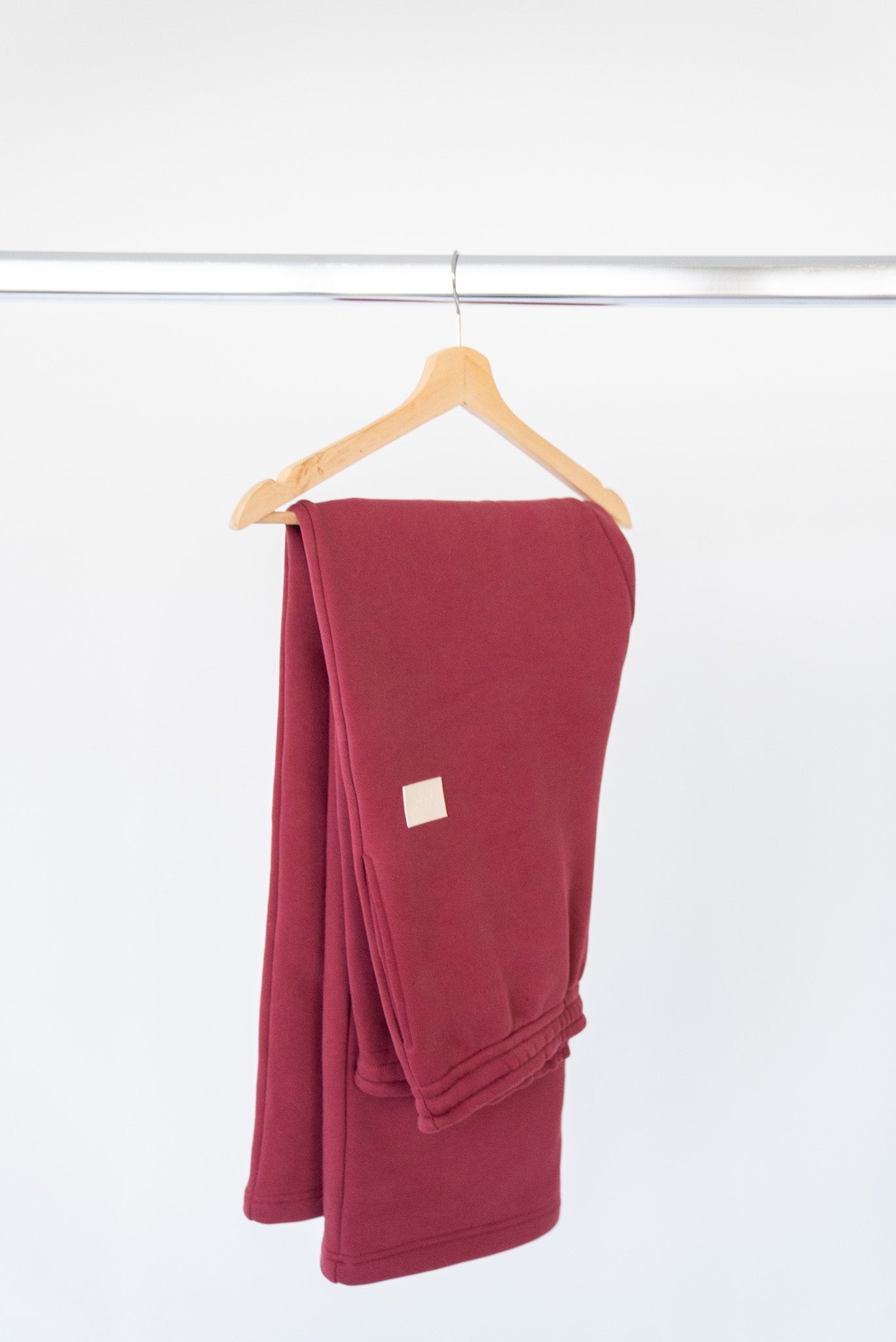 Oversized Heavy Premium Burgundy Pants