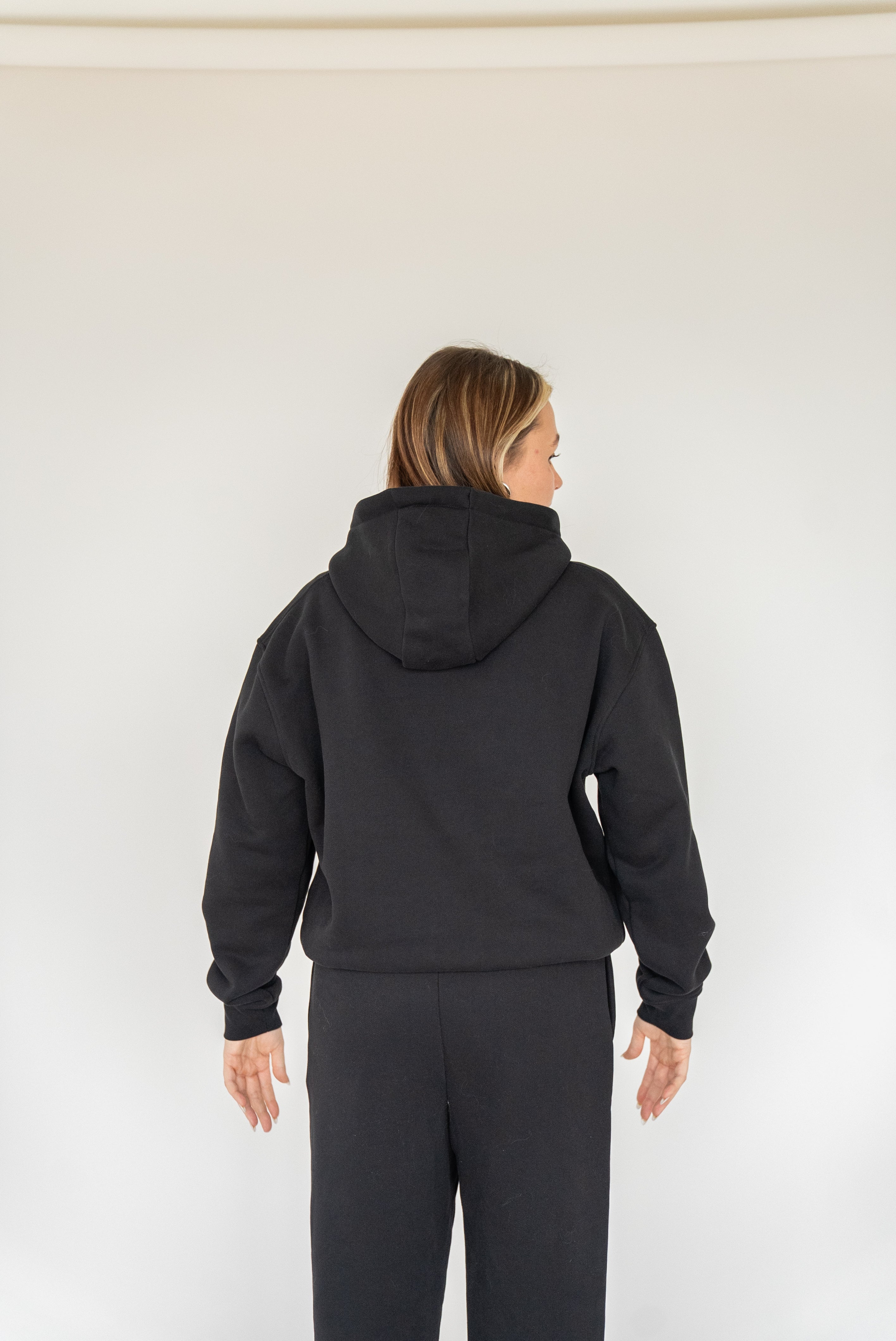 Oversized Heavy Premium Black Hoodie