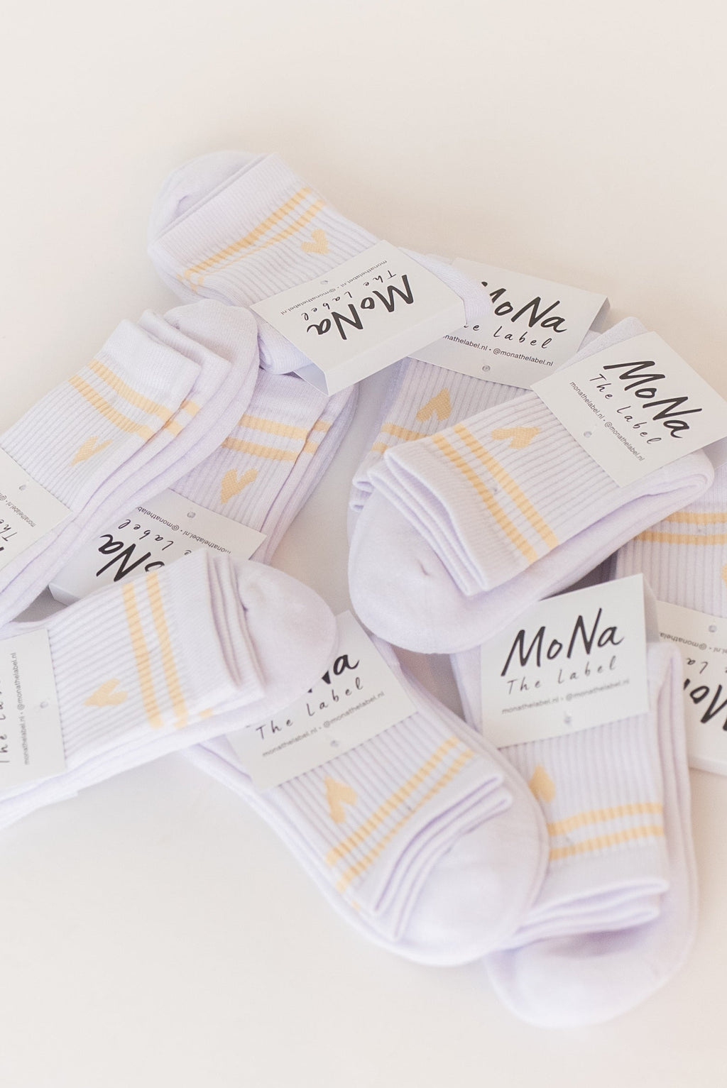 Heavy Premium 3 pack Socks Beige