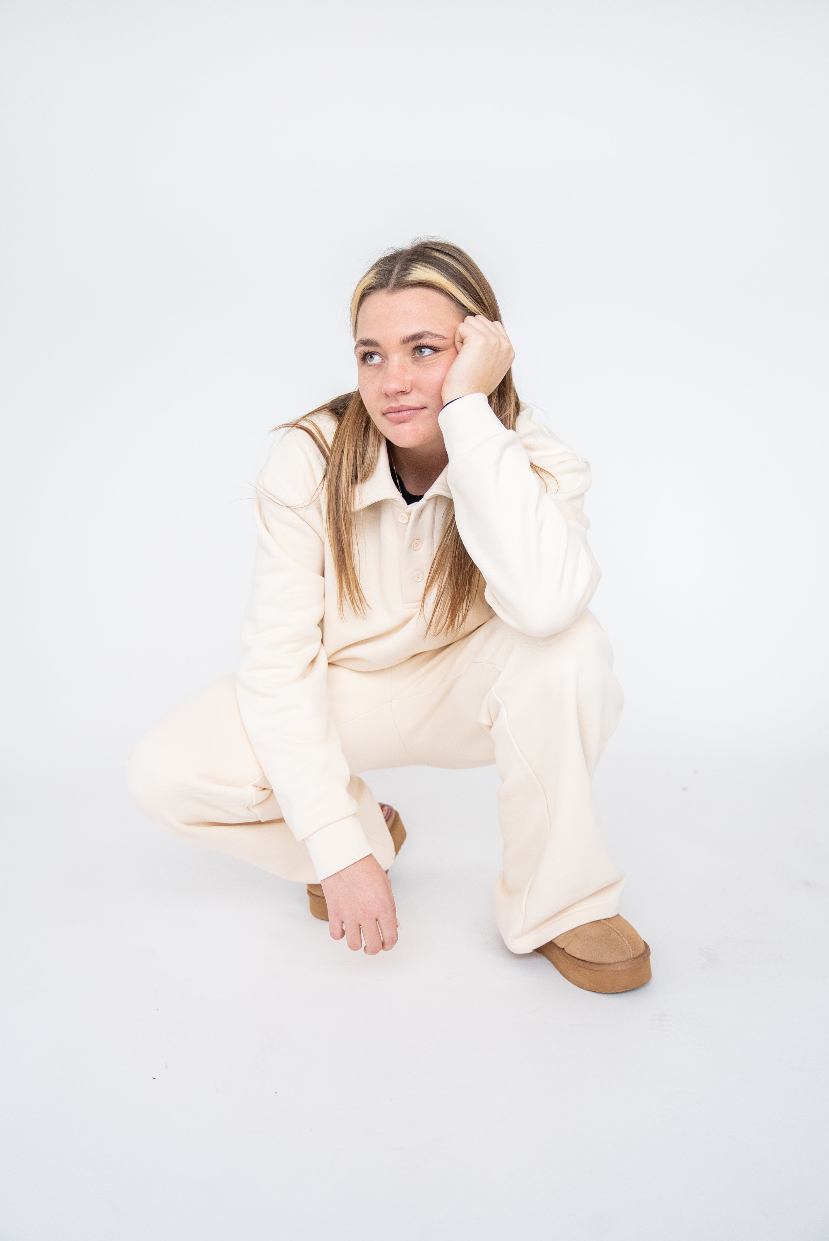 Oversized Heavy Premium Beige Pants