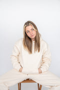 Oversized Heavy Premium Beige Hoodie