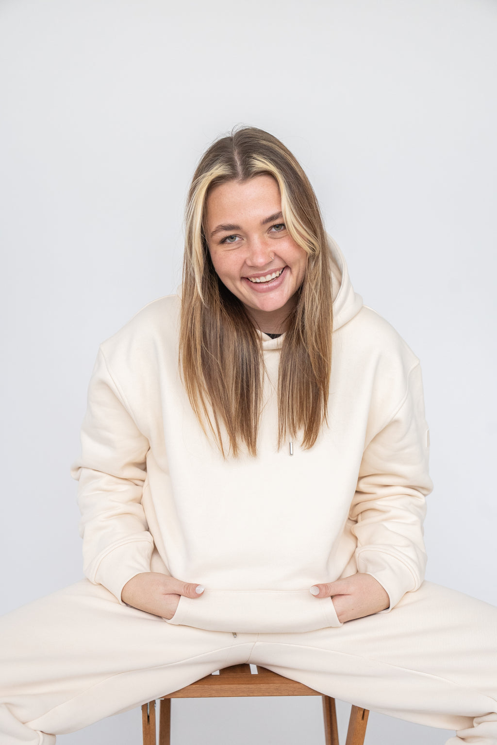 Oversized Heavy Premium Beige Hoodie