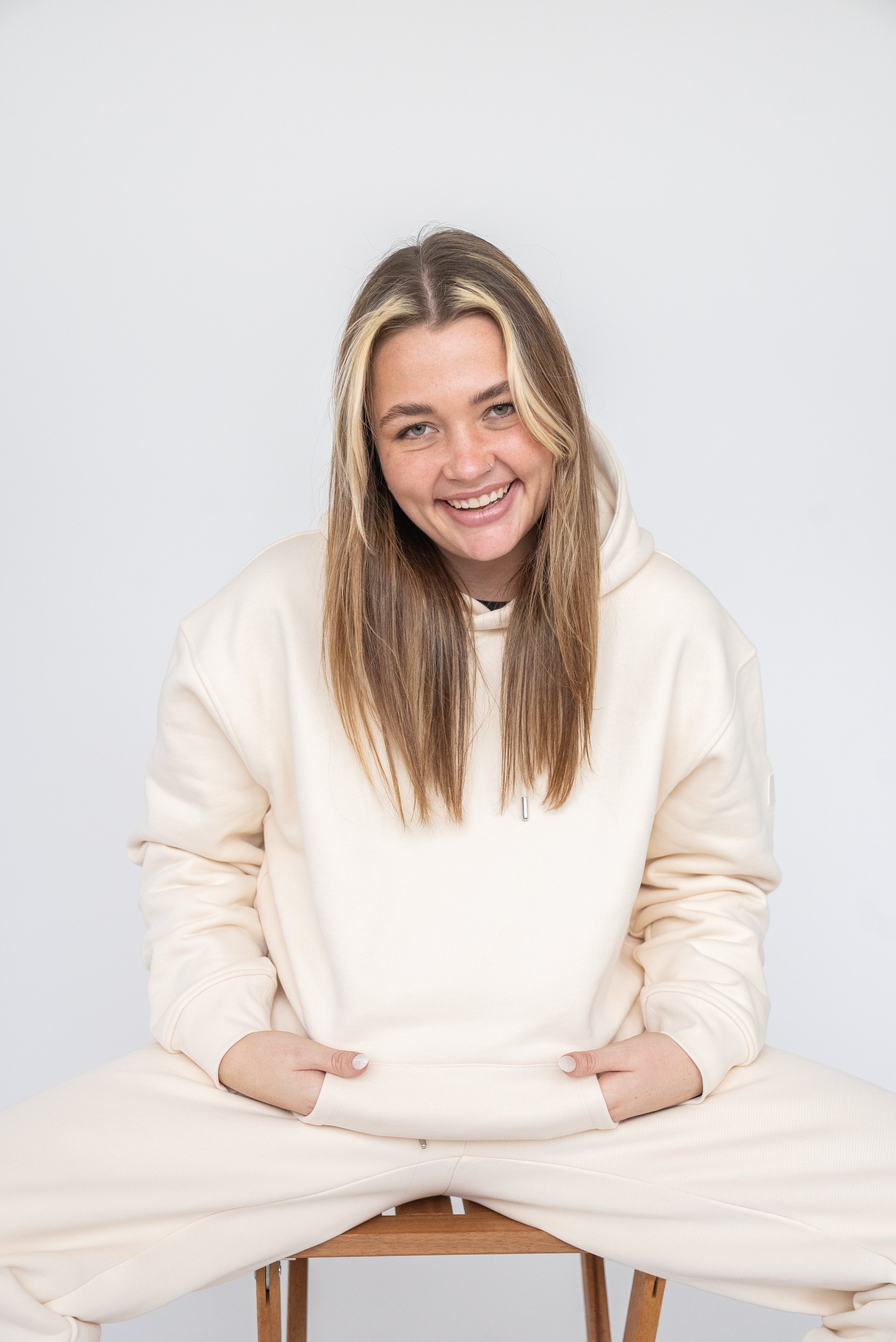 Oversized Heavy Premium Beige Hoodie